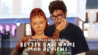 20 Small Mods and Overrides for Better Base Game  The Sims 4 [upl. by Eugen]