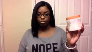 How To PrePoo relaxed amp Cantu Shea Butter Leave In Conditioner Review [upl. by Chris]