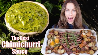 The Perfect CHIMICHURRI SAUCE Recipe That will Change Everything [upl. by Fazeli]