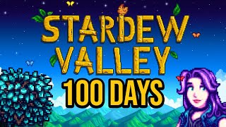 I Spent 100 Days in Stardew Valley and Heres What Happened [upl. by Manoop]