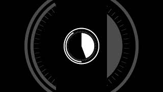 45 seconds timer clock countdown vertical black white screen 🕒️ [upl. by Monaco550]