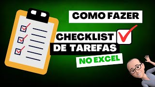 Como Fazer CHECKLIST de Tarefas no Excel [upl. by Charmain]