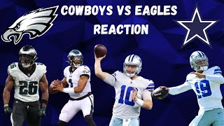 Cowboys vs Eagles ReactionNFL Week 10PHI 34 DAL 6 [upl. by Ynaffit]