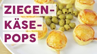 Rezept für leckere ZiegenkäsePops 🐐🧀  FOOD [upl. by Pantheas]