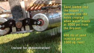 DryJect Aeration Golf Sports Fields Turf [upl. by Hbahsur]