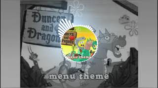 Flash Game Spongebob Squarepants Dunces and Dragons ost  Menu Theme [upl. by Sharity]