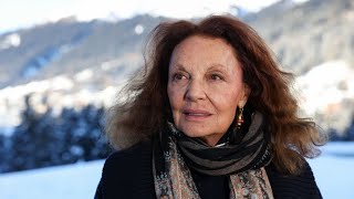 Diane von Furstenberg on Fashion Women AI Davos 2024 [upl. by Nabois324]