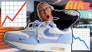 NIKE AIR MAX 1 PREMIUM BLUEPRINT ON FEET REVIEW  HOLD OR SELL PREDICTION [upl. by Goat]