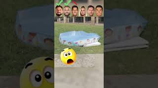 Giroud VS Neymar VS Firmino VS Lehmann VS Messi VS Ronaldo Fantastic Pool Moments [upl. by Madella699]