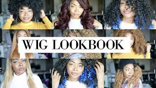 WIG LOOKBOOK  HOW HAIR CHANGES FACES  Joy Diveo [upl. by Schindler]