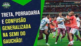 CONFUSÃO E BRIGA GENERALIZADA NA SEMIFINAL ENTRE CAXIAS E INTERNACIONAL [upl. by O'Connor]