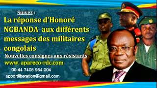 Honoré NGBANDA accepte de travailler avec le Général John TSHIBANGU [upl. by Aliet]