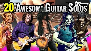 kfiro plays 20 Awesome Guitar Riffs and Solos [upl. by Damalus]