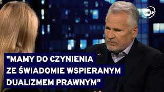 Aleksander Kwaśniewski o sytuacji w polityce Brakuje dobrej woli i szacunku TVN24 [upl. by Brynn]