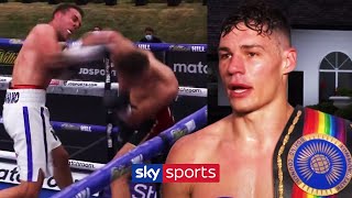 Chris BillamSmith speaks after his showreel knockout of Nathan Thorley [upl. by Peisch]