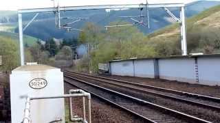 46115 on its recordbreaking ascent of Beattock 29 Apr 2014 [upl. by Denise]