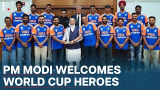 PM Modi Hosts T20 World Champions India For A Breakfast Gala [upl. by Latrell]