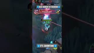 ℹ️BEST MOMENT OF FREDRINNℹ️ ITS SHOWTIME 4k mlbb shortvideo fredrinn mobilelegends mbll ml [upl. by Pendergast]