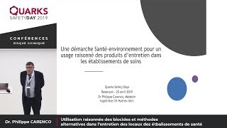 Utilisation des biocides dans lentretien des établissements de santé [upl. by Ecreip132]