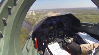 L39 Glass Cockpit ILS and Closed Pattern [upl. by Eenolem68]