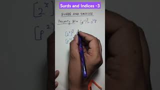 Maths trick  Surds and indices short trick [upl. by Eelsha]