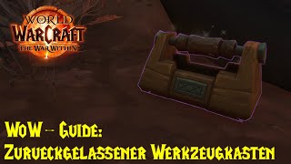 WoWGuide Zurückgelassener Werkzeugkasten  Schätze der Schallenden Tiefen [upl. by Rissa838]