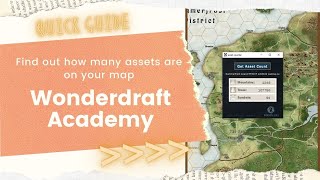 Wonderdraft Academy  Curious to know how many assets are on your map [upl. by Currey123]