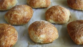 No Knead Crusty Rolls  Easier Than You Think [upl. by Harlin270]