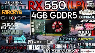 RX 550 4GB In Mid 2024  Test In 30 Games [upl. by Mcquoid]