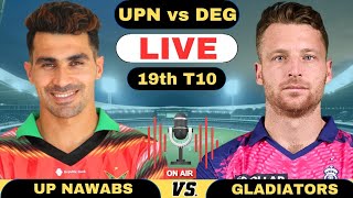 Live UPN vs DEG  UP Nawabs vs Deccan Gladiators Live Match Abu Dhabi T10 League 2024 [upl. by Elfstan488]