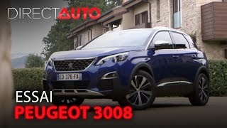 Essai  PEUGEOT 3008 [upl. by Dnomzed359]