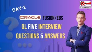 Day1 Oracle FusionEBS GL Five Interview Questions amp Answerso3technologies [upl. by Sanfred]