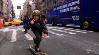 Longboarding NYC Broadway Bomb 2010 [upl. by Ennaoj]