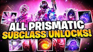 All Prismatic Fragment Unlocks MADE EASY Fragments Abilities Aspects  Destiny 2 The Final Shape [upl. by Adnoyek]