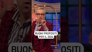 Buoni propositi per il 2024 L’importante è … 2024newyear gialappashow [upl. by Jamilla]