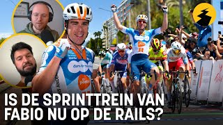 Is de sprinttrein van Fabio Jakobsen nu op de rails 🚂💨 [upl. by Marice]