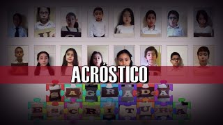 Acróstico Sagradas Escrituras Niños de Clases Visualizadas [upl. by Molahs745]