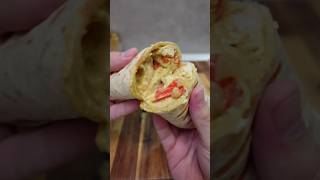 Wrap au poulet en 10 minutes 😯😱 fastfood recette wrap cuisine foodshorts recetterapide [upl. by Ahsela]