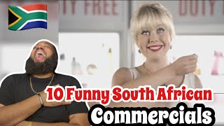 AMERICAN REACTS TO 10 Funny South African Commercials 🇿🇦😂 [upl. by Ignacia]