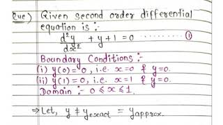 Petrov Galerkin Method  Weighted Residue Method [upl. by Colley326]