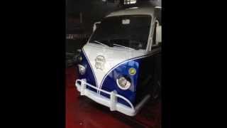 vw micro bus replica damas showkingcar kustom quotmicro damasquot [upl. by Colet]