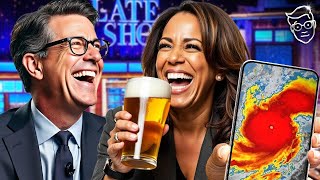 Internet CRINGES As Kamala Sips Beer in Painful Stunt Lectures Hurricane Victims  Trump WRECKS Her [upl. by Leifeste]