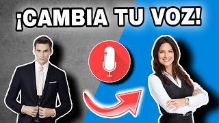 💥El mejor MODULADOR DE VOZ DE MUJER PARA CELULAR Y ONLINE  CAMBIA TU VOZ EN TUS GRABACIONES 🔥✅ [upl. by Seed]