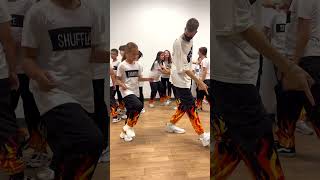 TEACHING SHUFFLE ⭐️DANCING SUPER TREND 😱🔥 ASTRONOMIA [upl. by Htebasyle943]