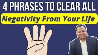 4 Phrases to Clear All Negativity from your life  hooponopono  Ashwani Thakur English [upl. by Nosnar]