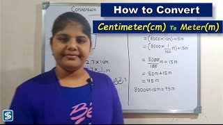 How To Convert Centimeter To Meter  Conversion of Centimeter To Meter  How To Convert cm to m [upl. by Culliton677]