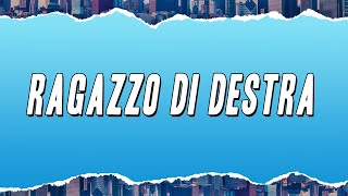 Colapesce Dimartino  Ragazzo di destra Testo [upl. by Harrow]