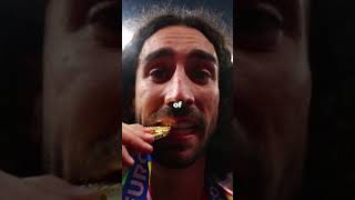 Marc Cucurella sings the Cringiest Song of all time 😂 shorts [upl. by Niamor]