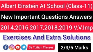 Important Questions Answers Of Albert Einstein At School Class 11 In हिंदी Bstuitionclasses [upl. by Clancy852]