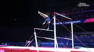 Amelie Morgan Uneven Bars 2018 Euros [upl. by Hildegaard]